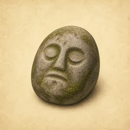 Carved stone curio